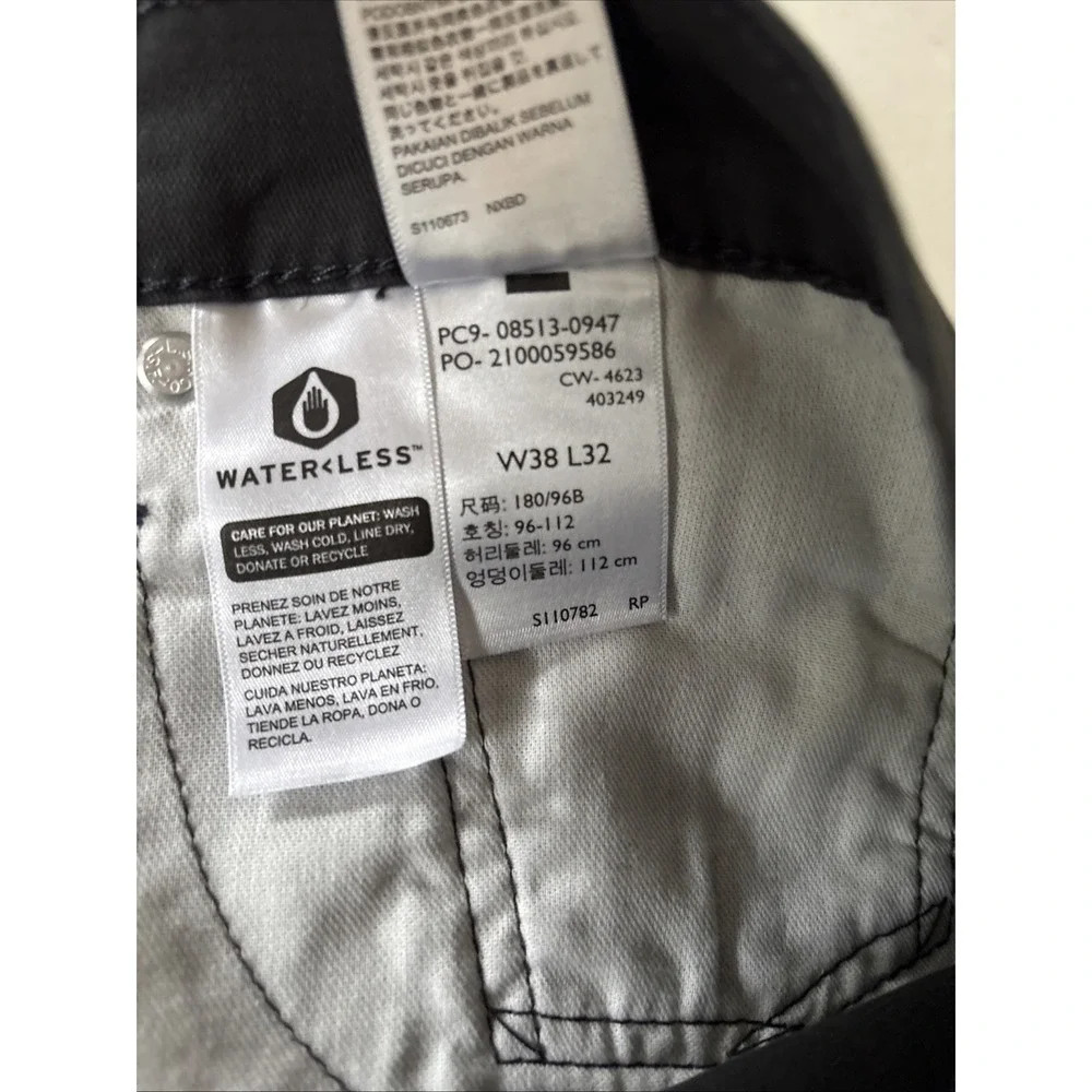 Levi's 513 Slim Straight Stretch Dark Gray Jeans Men's Size 38x32